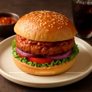 Schezwan Burger