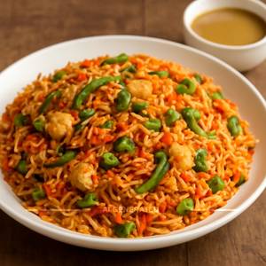 Veg singapuri fried rice