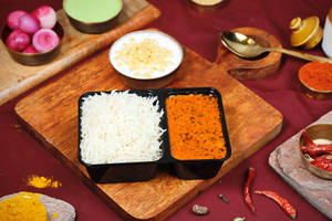 Chaap Curry Rice Box With Boondi Raita[125ML]