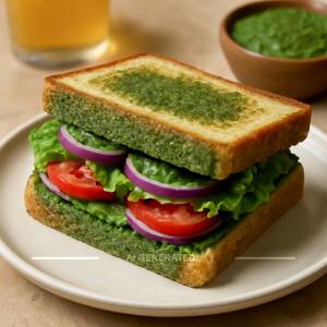 Green sandwich