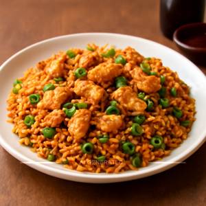 Chicken schezwan fried rice