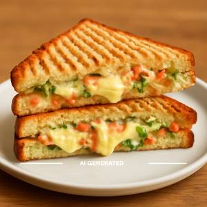 Veg Cheese Grilled Sandwich                      