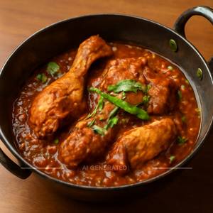 Chicken kadai [half]