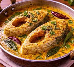 Hilsa Fish In Sarsho (2 Pcs)