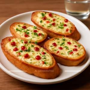 Chilli cheese garlic bread