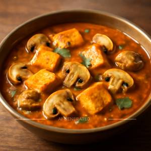 Mushroom Paneer Masala