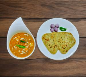 Paneer Shahi With Parathas 2 Pc
