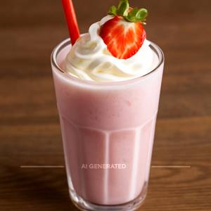 Straw  Berry   Milk  Shake