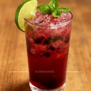 Berry Poppin Mojito