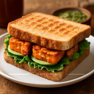 Tandoori paneer sandwich
