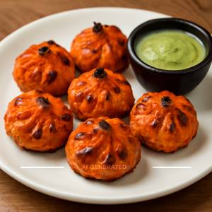 Chicken Tandoori Momos [6 Pieces]