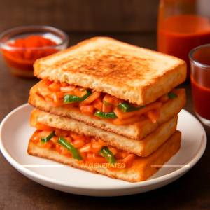 Spicy veg peri peri Sandwich