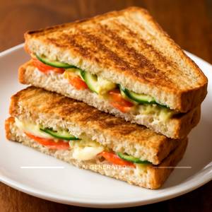 Plain Veg. Cheese Sandwich