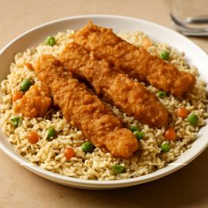 Chicken Strips Herb Rice