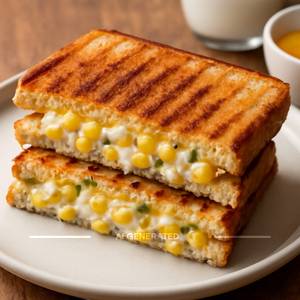 Corn Cheese Sandwich