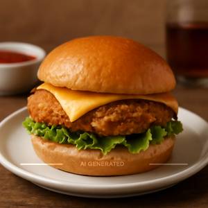 Chicken cheese burger