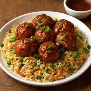Veg. Manchurian Fried Rice