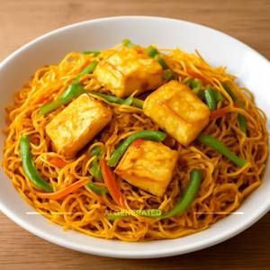 Paneer Singapore Noodles