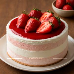 Strawberry Cake 1Kg