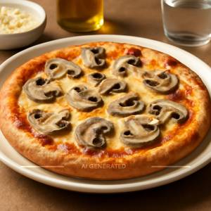 Cheese Mushroom Pizza [8 Inches]