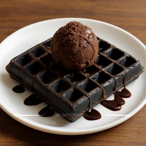 Dark Chocolate Waffle