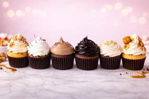 Assorted Cupcakes (Pack Of 6 Assorted Cupcakes)