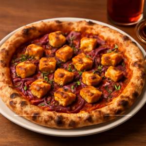 Shawarma Paneer Pizza