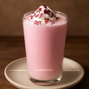 Rose milk shake