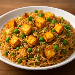 Paneer singapuri fried rice
