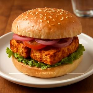Paneer Tikka Burger