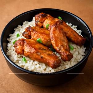 Chicken Wings Rice Bowl 