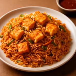 Panner Schezwan Rice