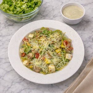 Paneer Iceberg Caesar Veg Salad