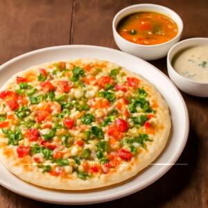Butter mix veg uttapam