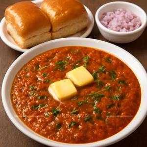 Double Butter Pav Bhaji