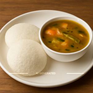 2 Idly Sambar