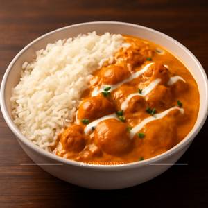 Butter Chicken Rice Bowl