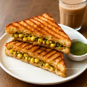 Corn masala sandwich