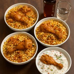 Chicken Dum Biryani (Pack of 4)                            