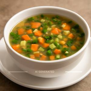 Veg clear soup