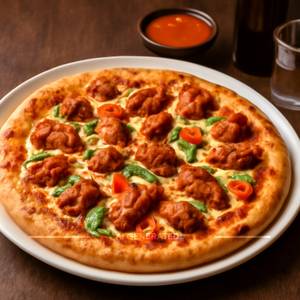 Peri peri chicken pizza