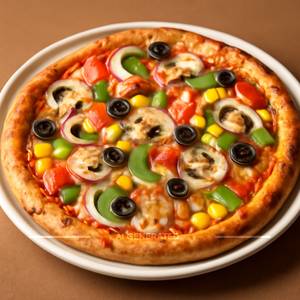 Veggie delight pizza