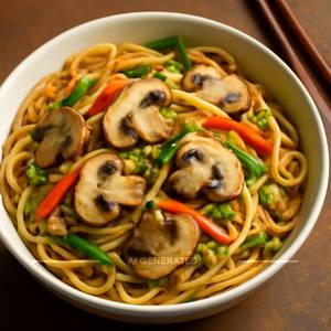Veg Mushroom Noodles