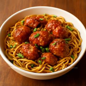 Chicken Manchurian Noodles