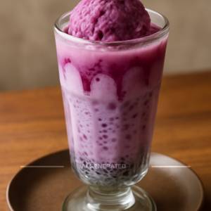 Blackcurrant falooda