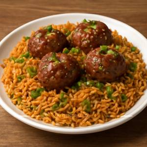 Veg manchurian rice