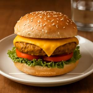 Cheesy Veg Burger