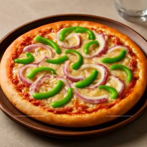 Onion Capsicum Pizza 8Inches