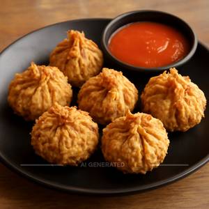 Veg Kurkure Momos [6 Pieces]