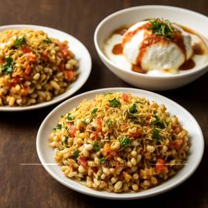2 Bhel Puri + Bombay Special Dahi Vada                                                                                 